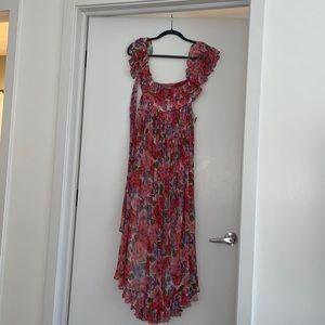 Zimmermann Poppy Frill Edge Midi Dress